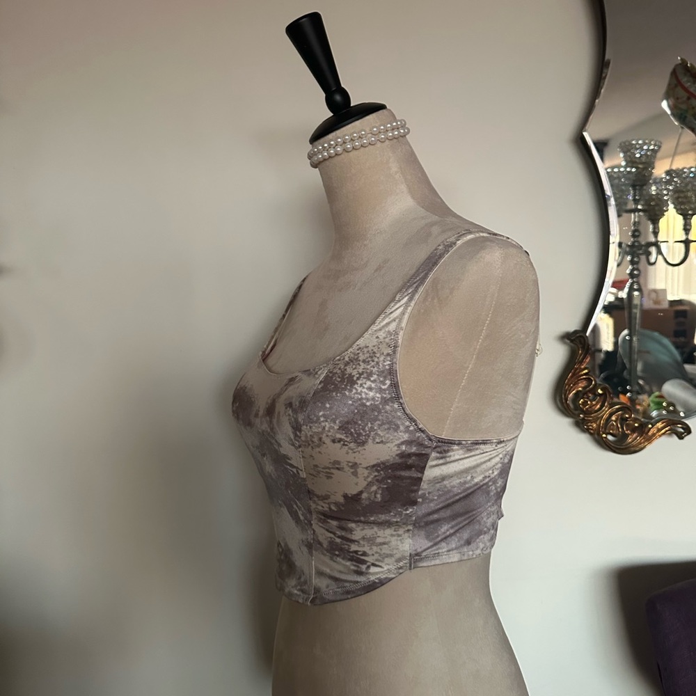 SATIN CORSET TOP